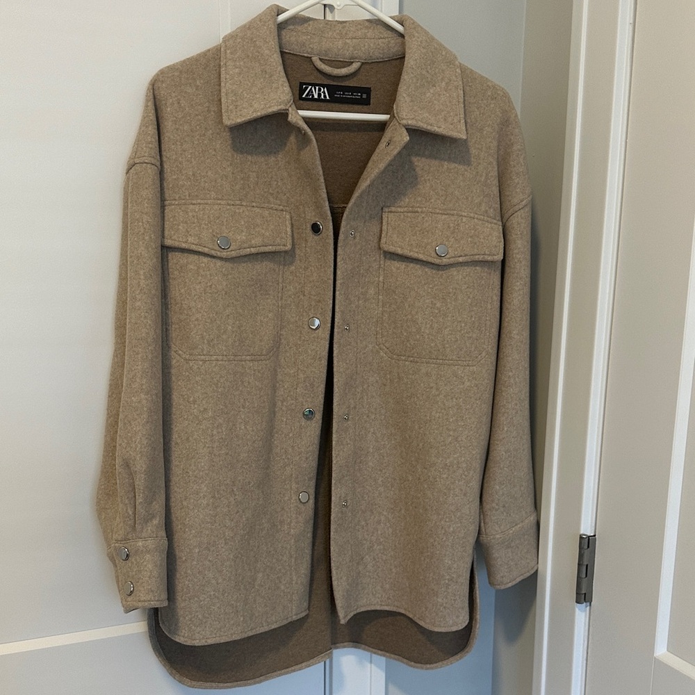 Zara Women's Utility Jacket in Brown